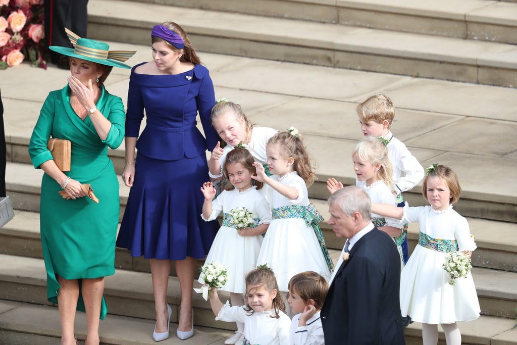 Sarah Ferguson Dress at Princess Eugenie's Wedding 2018