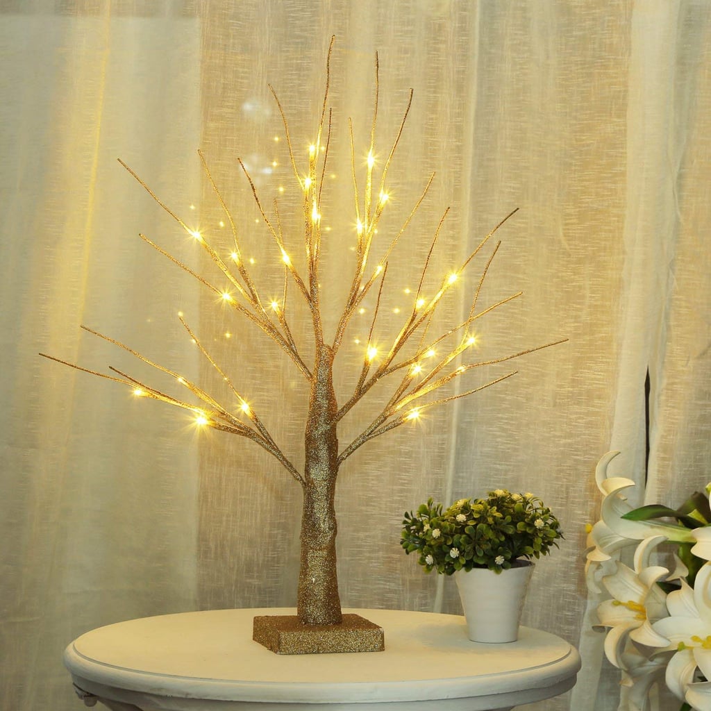 LED Birch Money Tree Gift Holder