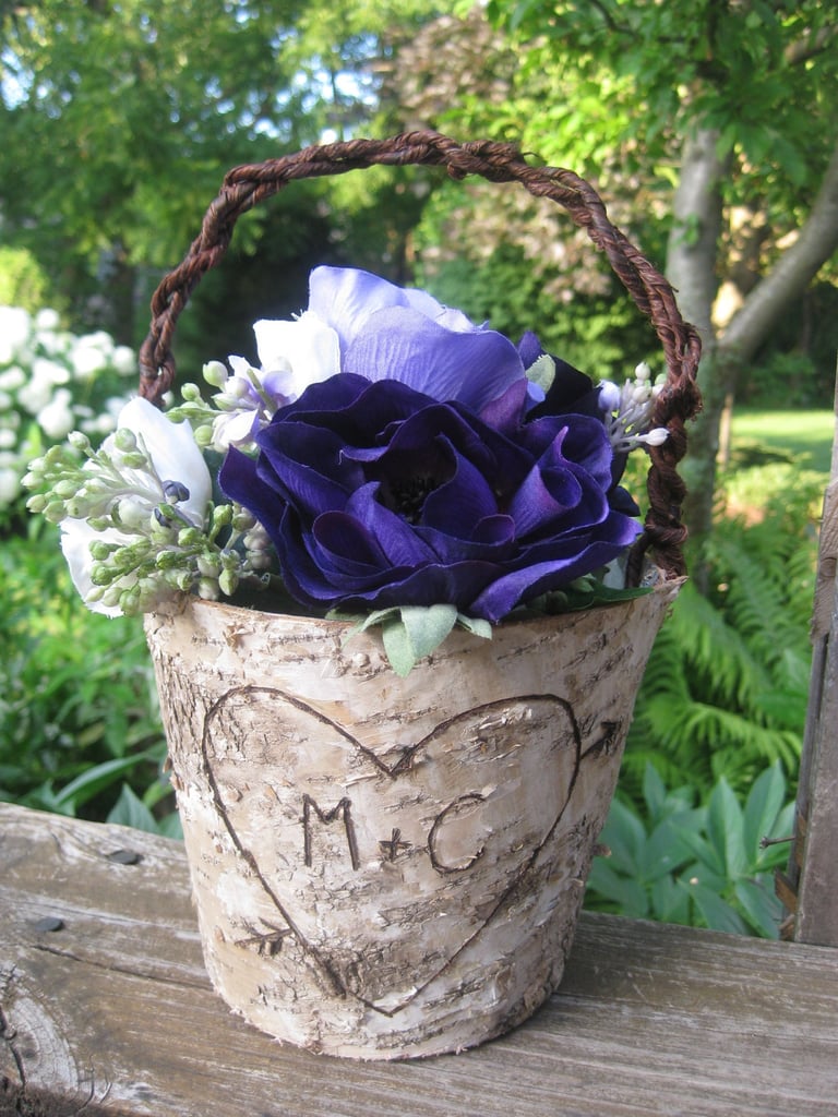 Rustic Birch Basket