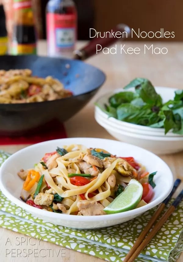 Drunken Noodles (Pad Kee Mao)