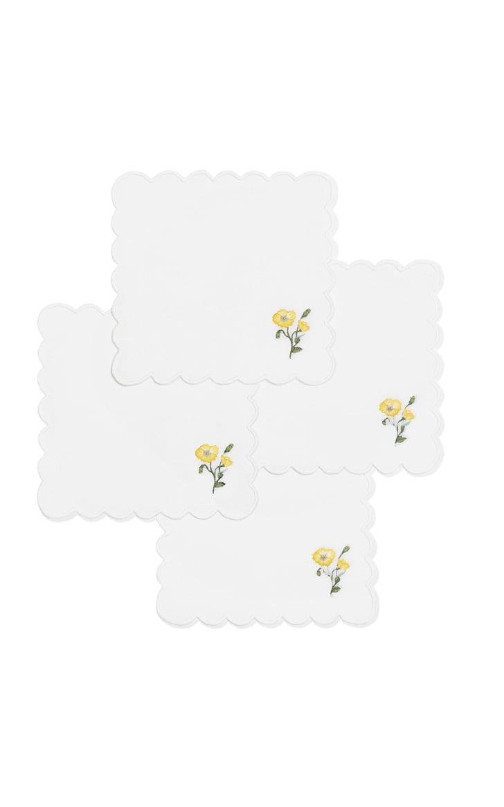 Embroidered Cocktail Napkins Tory Burch Home Collection With Moda