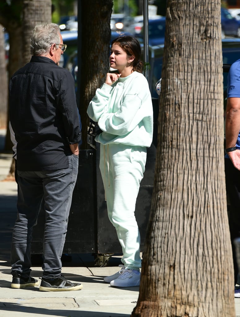 A Hoodie and Matching Sweats in LA in May 2019