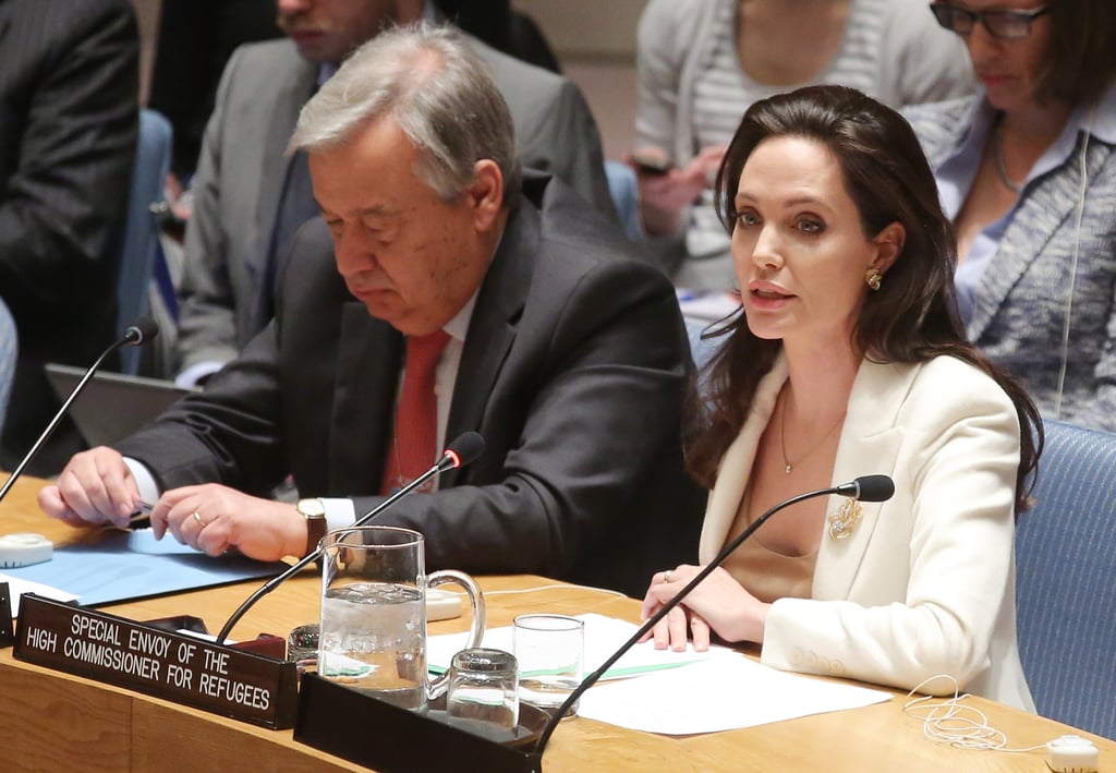 Angelina Jolie at the United Nations April 2015