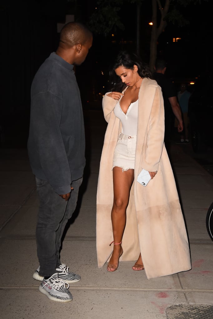 Kim Kardashian and Kanye West Out in NYC August 2016