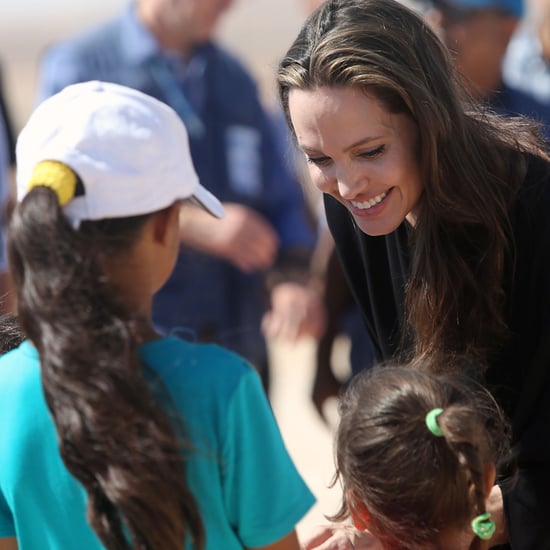 Angelina Jolie Visits a Refugee Camp in Jordan 2016