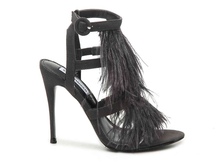 black feather heels steve madden