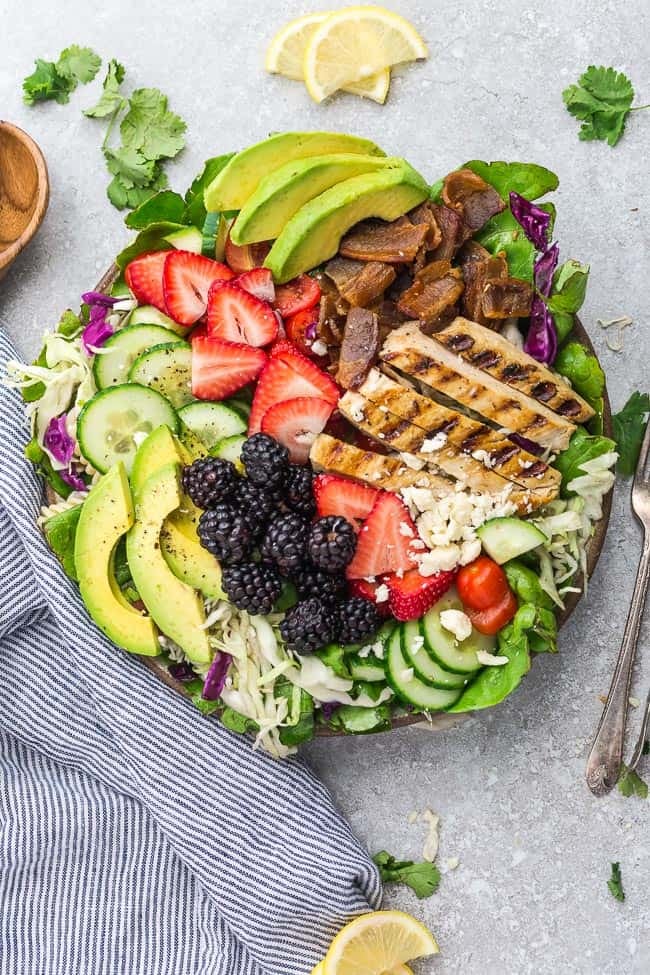 Mixed Berry Grilled Chicken Salad