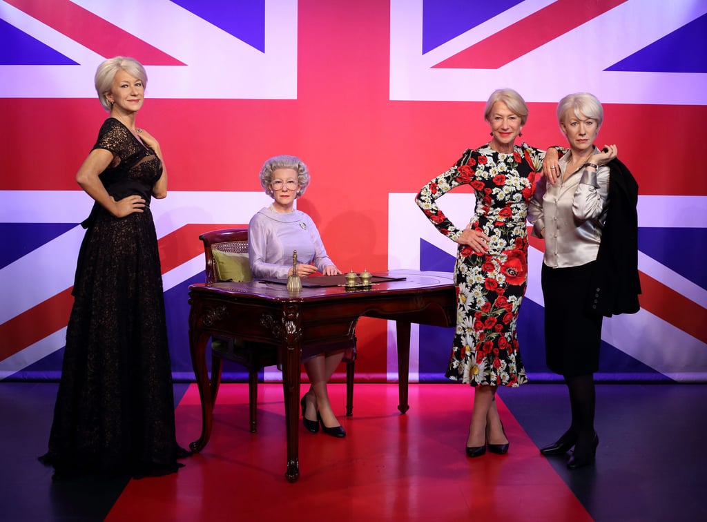 Helen Mirren Meets Wax Figures