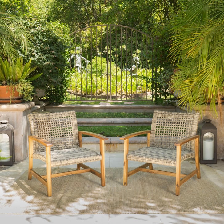Hampton Wicker Midcentury Club Chairs | Best Target Outdoor Furniture