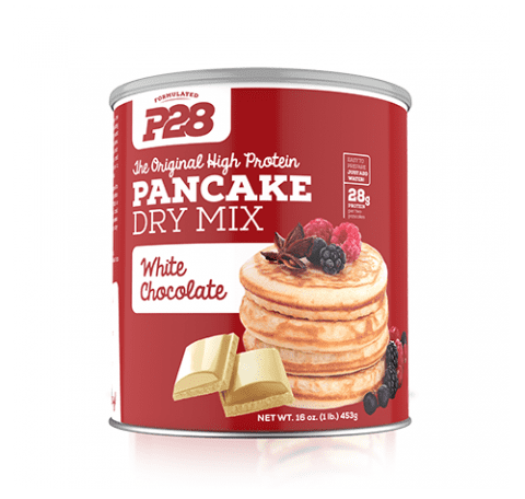 P28 Foods The Original High Protein Pancake Dry Mix, White Chocolate