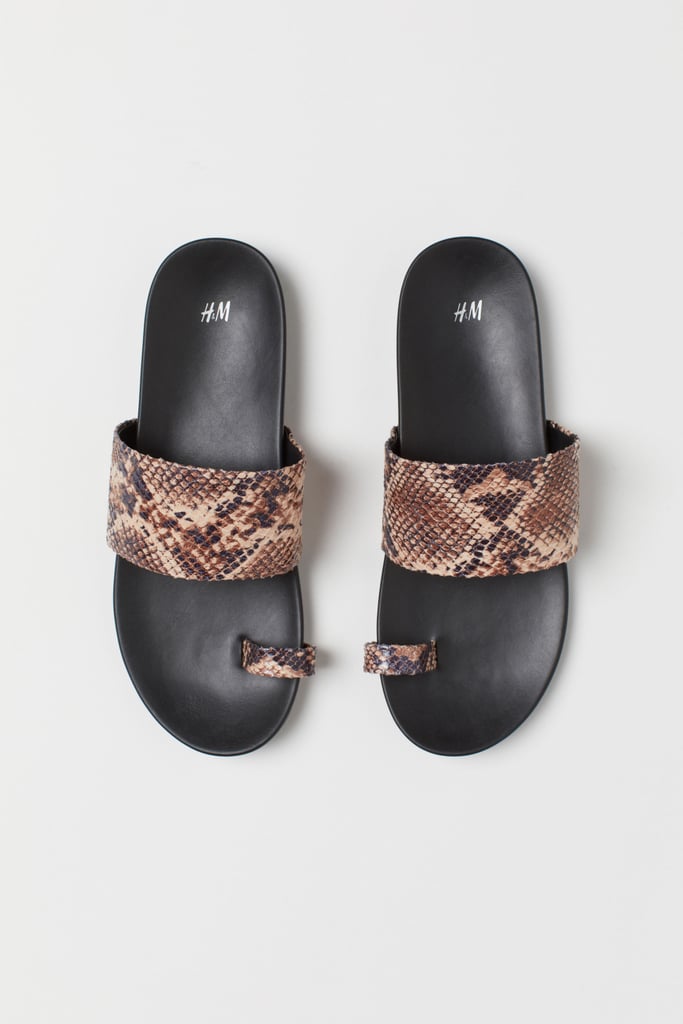 H&M Snakeskin Sandals