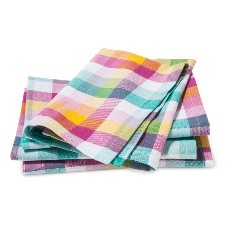 Plaid Kitchen Textile Napkins (6) Cheap Products at Target Spring