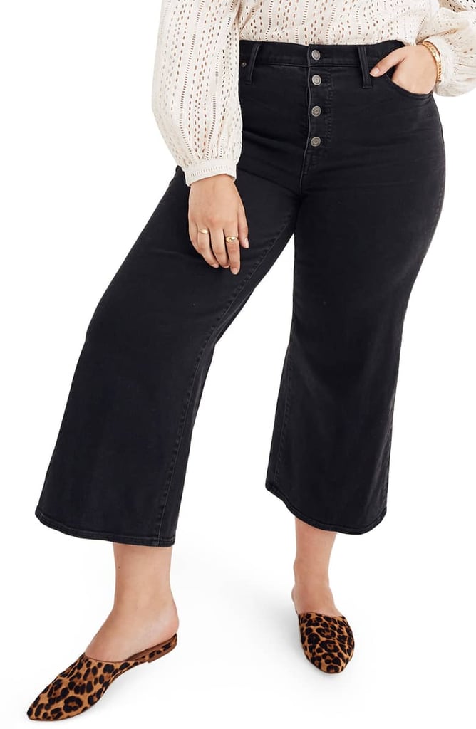 madewell black button fly jeans