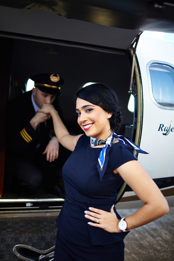 Airplane Engagement Photos