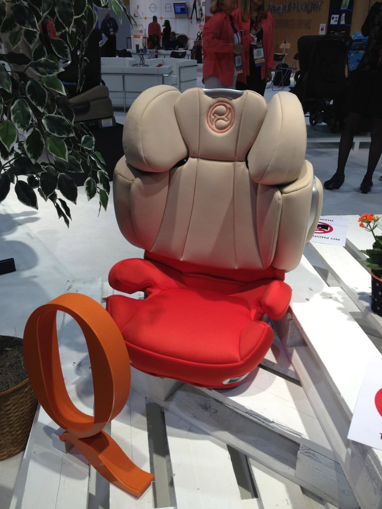 Cybex's new Aton Q won the JPMA Innovation Award for its headrest that automatically adjusts the seat's size for a good fit. Its Linear Side-Impact Protection telescopes out to protect tots' heads.