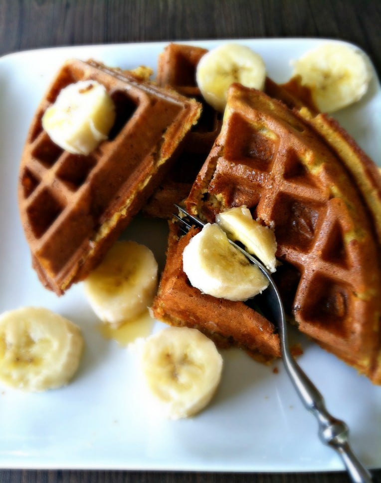 Oatmeal Pumpkin Waffles