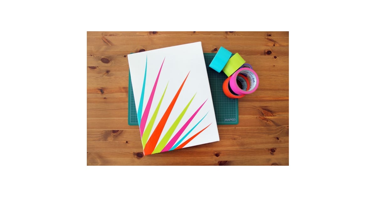 Duct Tape Canvas Art Canvas Art Projects For Kids POPSUGAR Moms Photo 5