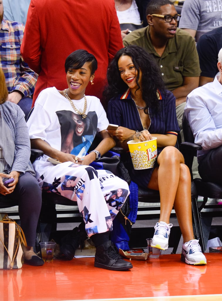 Rihanna and Drake at the LA Clippers Game | Pictures