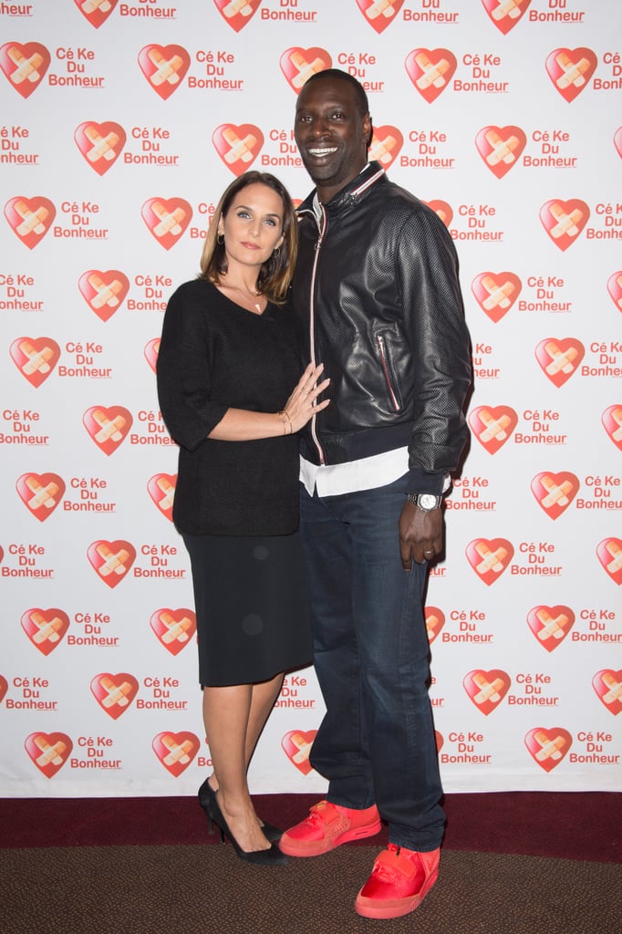 Cute Pictures of Omar Sy and His Wife, Hélène