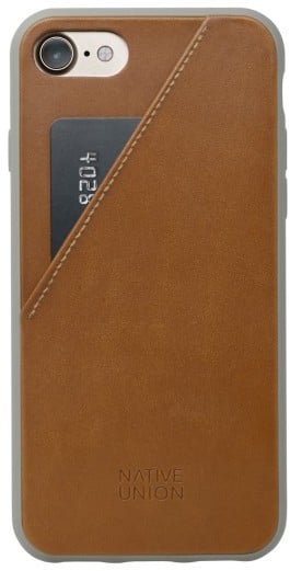 Native Union Clic Card Iphone 7 & 7 Plus Case — Brown