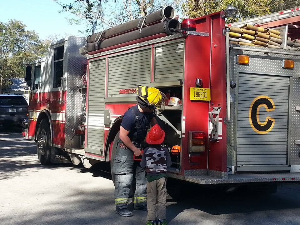 Firefighters Attend Boy With Autism's Birthday Party