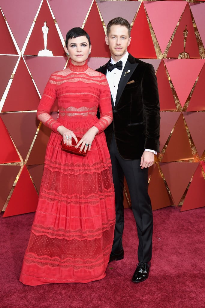 Josh Dallas and Ginnifer Goodwin at the 2017 Oscars