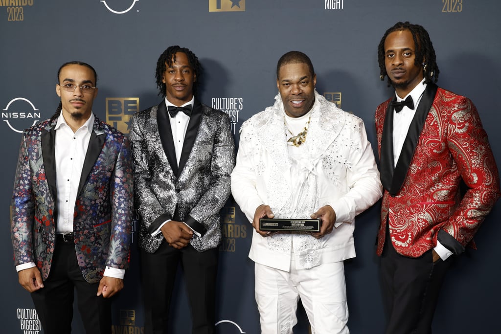 Busta Rhymes and His Kids Walk the BET Awards Red Carpet