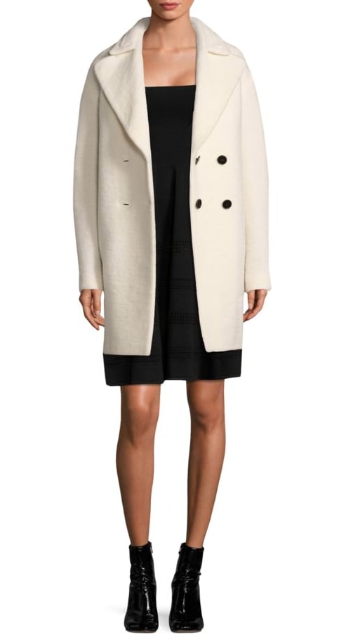 Carven Double-Breasted Cocoon Coat