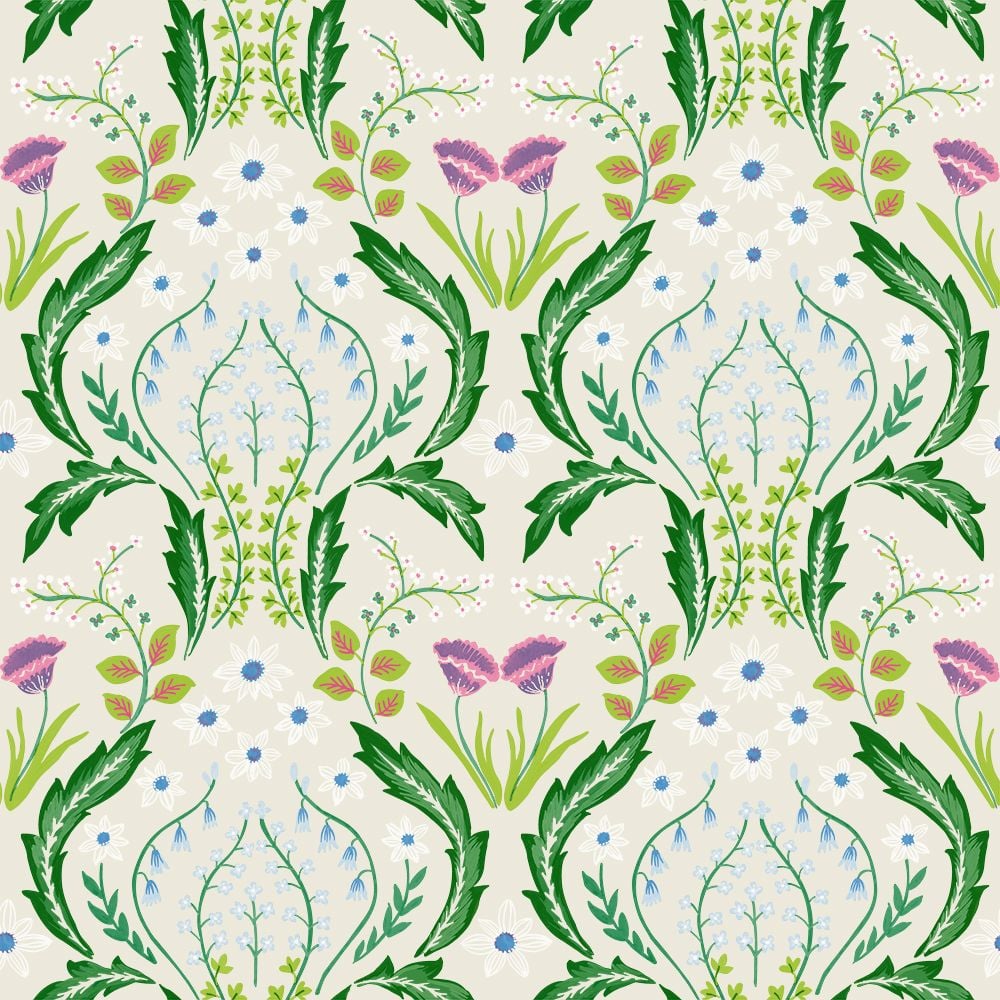 Scandi Floral Wallpaper | 30+ Removable Wallpapers That Only Look