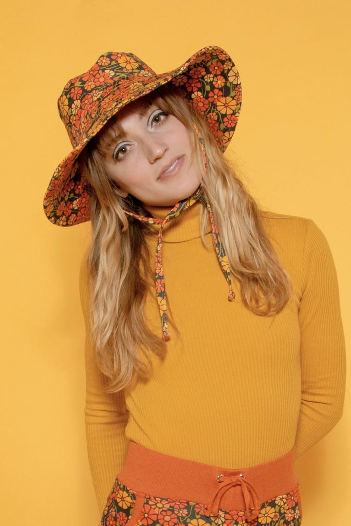 Floral Print Sun Hat