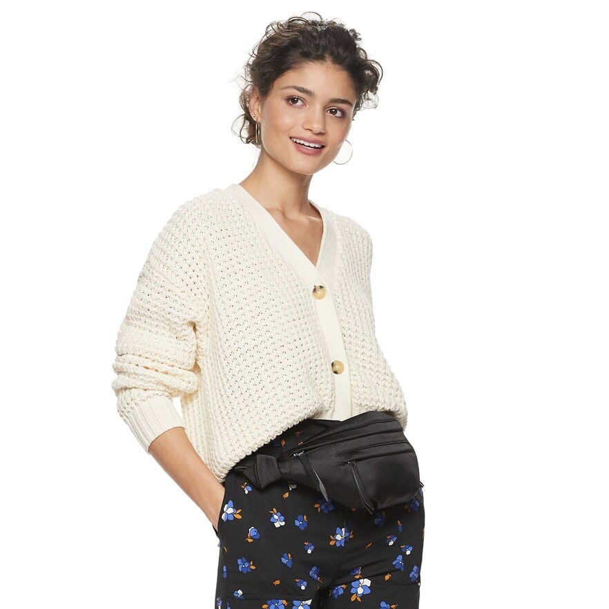 POPSUGAR at Kohl's Button Front Cardigan