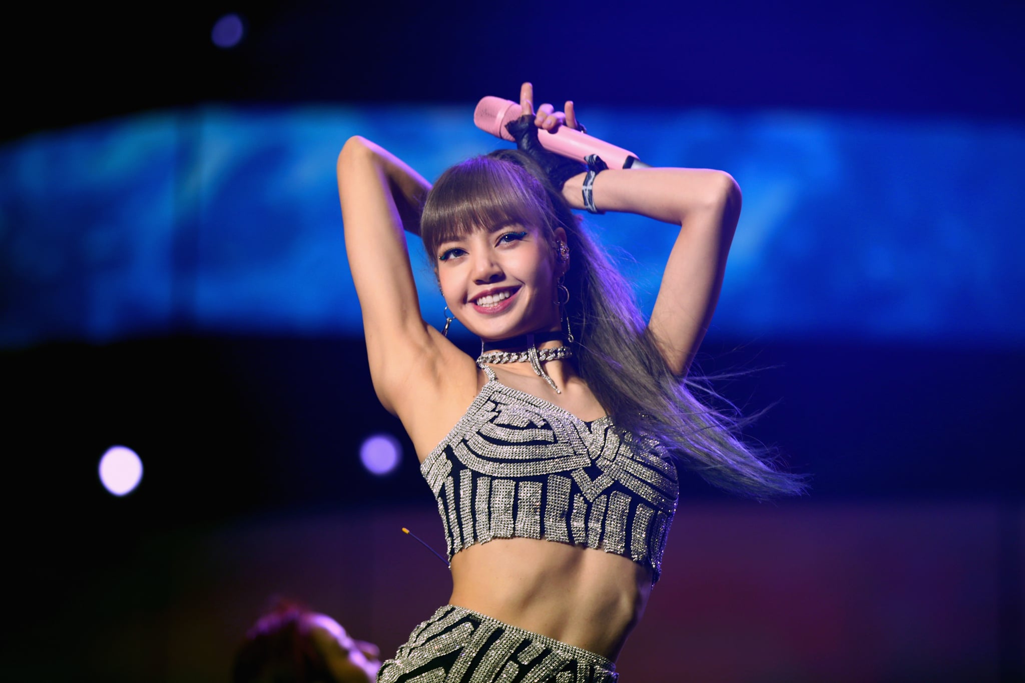 INDIO, CA - APRIL 12:  Lisa of BLACKPINK performs at Sahara Tent during the 2019 Coachella Valley Music And Arts Festival on April 12, 2019 in Indio, California.  (Photo by Rich Fury/Getty Images for Coachella)