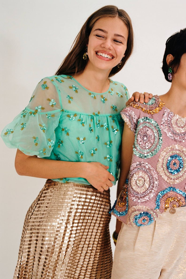 Sabine Beaded Blouse