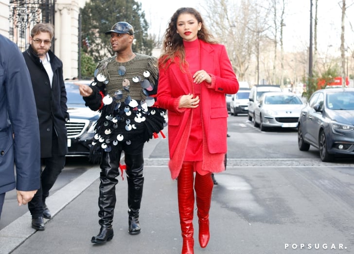 zendaya's airport style