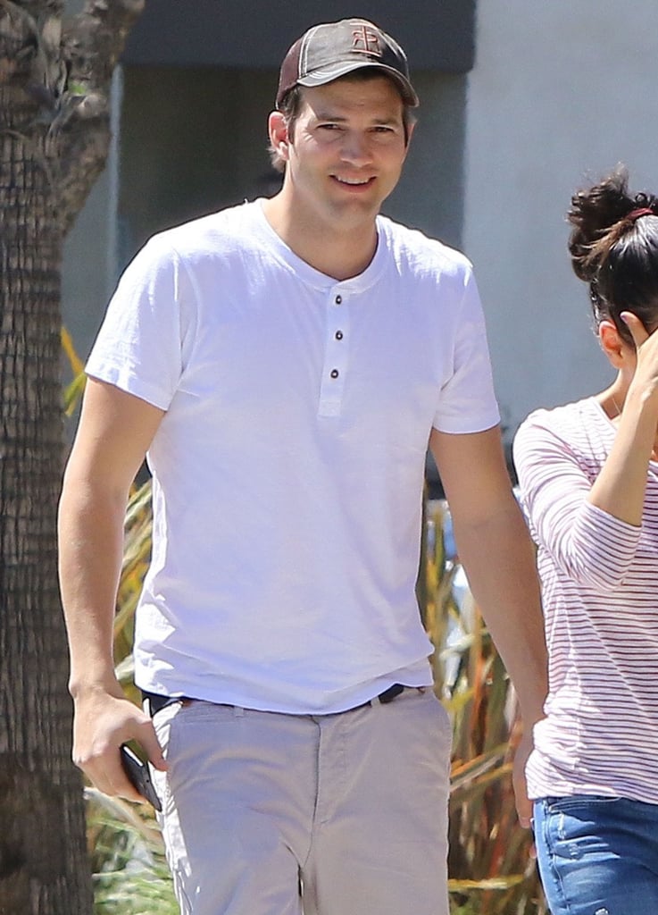 Mila Kunis and Ashton Kutcher Out in LA May 2016