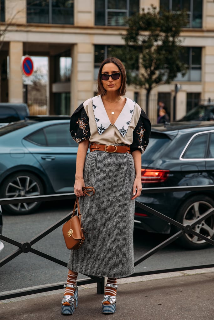 Best Street Style at Paris Fashion Week Autumn 2020 | POPSUGAR Fashion UK