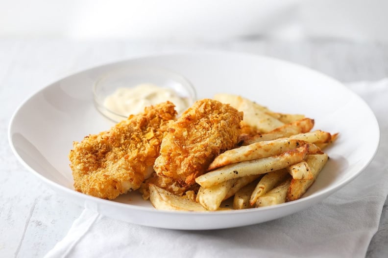 Air-Fryer Fish and Chips