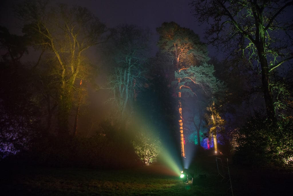 In Gloucestershire, England, trees were all aglow for a preview of the Enchanted Christmas at the National Arboretum at Westonbirt.