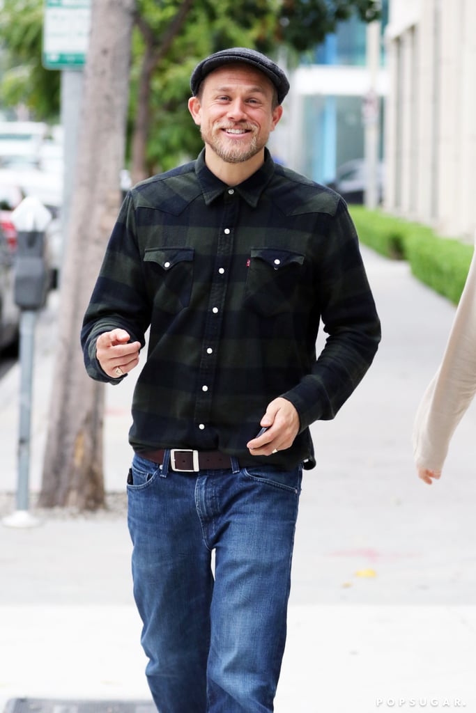 Charlie Hunnam and Morgana McNelis in LA June 2016