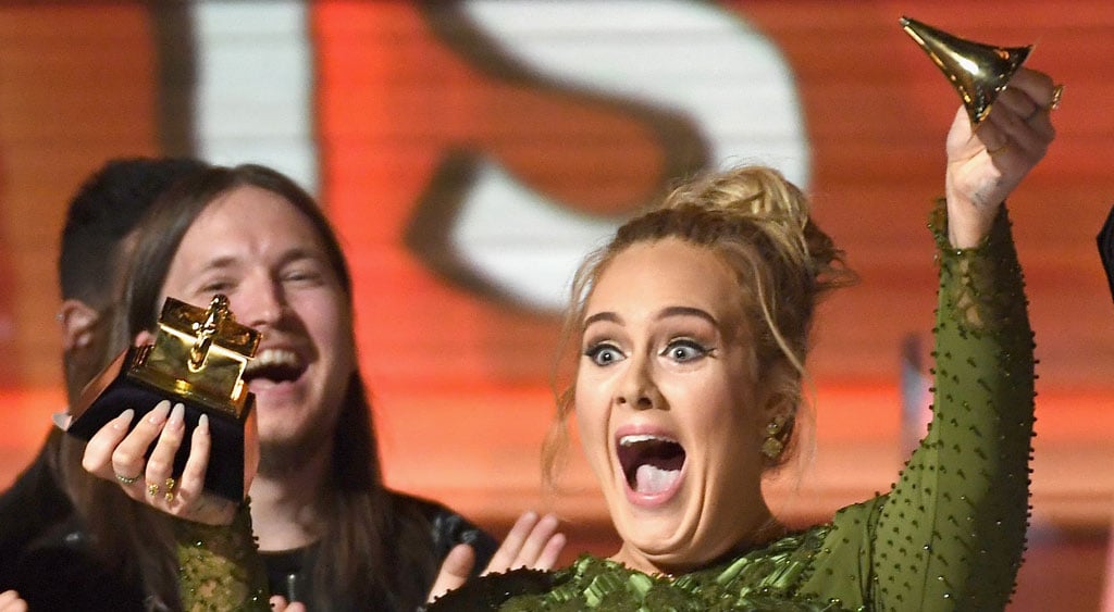 Adele Interview in Press Room at the 2017 Grammy Awards | POPSUGAR