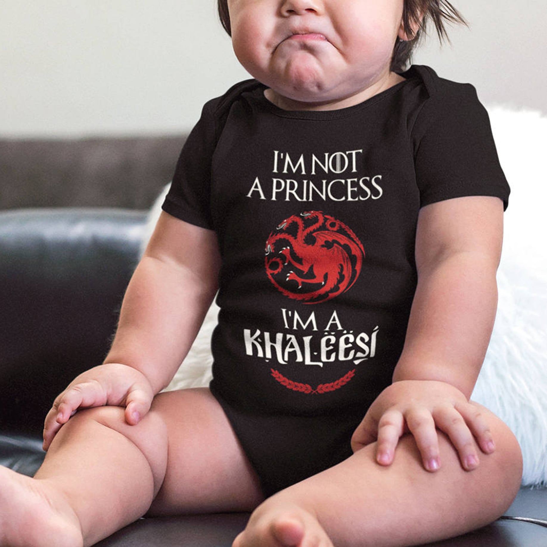 White Newborn Onesie Cute “Wilding Funny Threadz 3-6 Months Game of Thrones Inspired” White Newborn Onesie Cute “Wilding Funny Threadz 3-6 Months Game of Thrones Inspired”