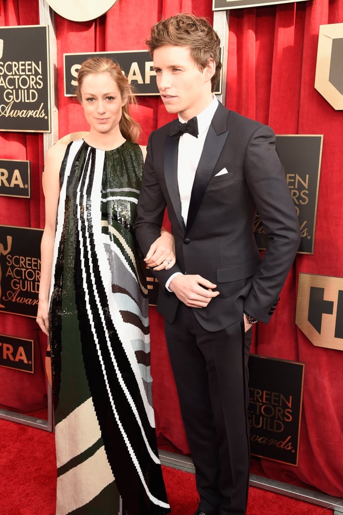 Eddie Redmayne and Hannah Bagshawe at SAG Awards 2016