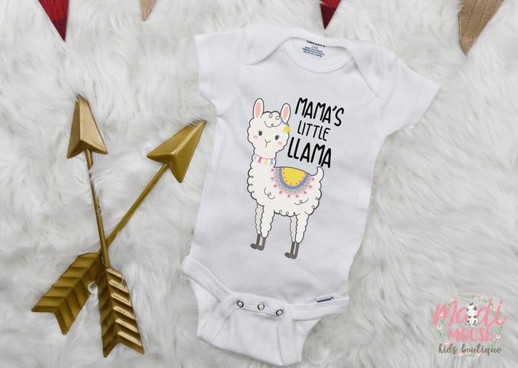 Llama shop baby onesie