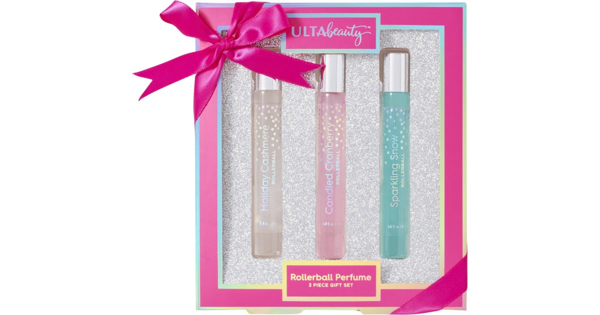 Ulta Rollerball Perfume 3Piece Gift Set Cranberry Makeup and
