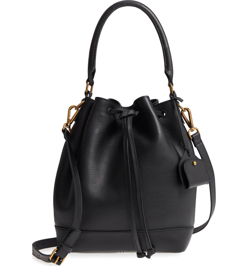 Madewell Lafayette Leather Bucket Bag