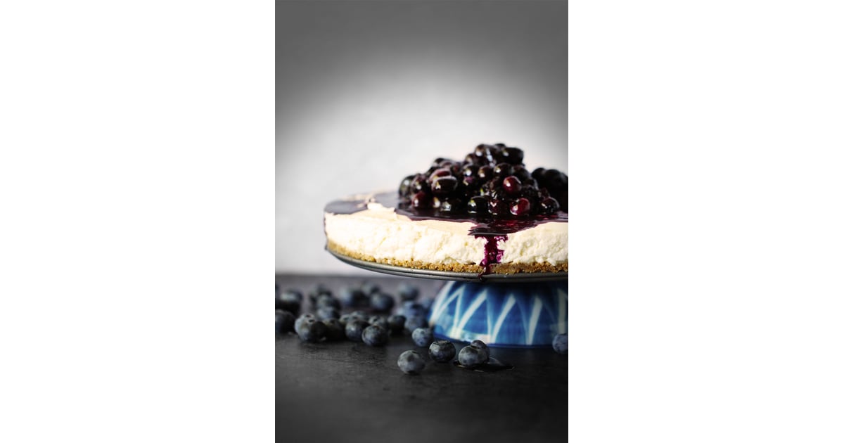 NoBake Blueberry Goat Cheese Cheesecake NoBake Cheesecake Recipes