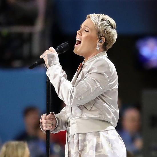 Pink Responds to Troll After Singing National Anthem 2018