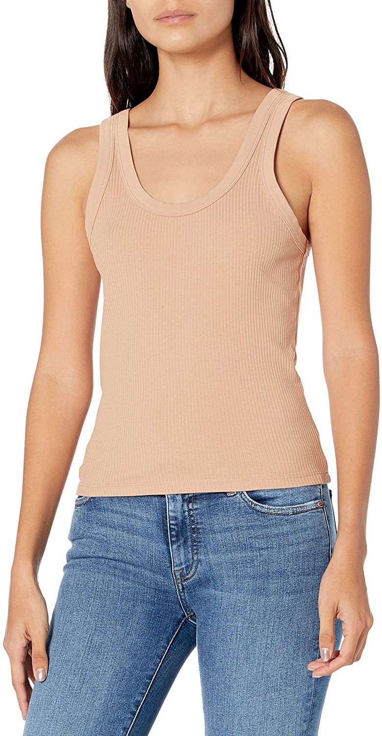 A Key Layer: The Drop Michelle Scoop Neck Tank Top