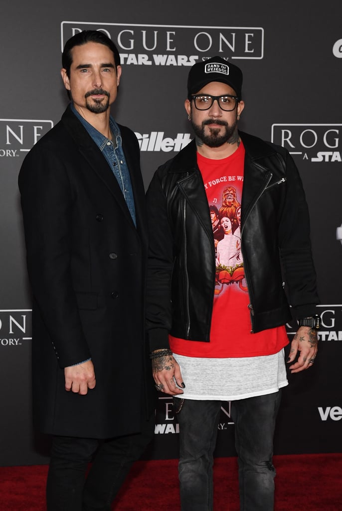 Kevin Richardson and AJ McLean at Rogue One LA Premiere 2016