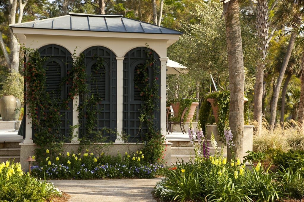 Every inch of the sprawling property has been carefully landscaped.